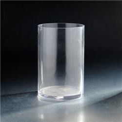 12 X 8 In. Glass Cylinder, Clear
