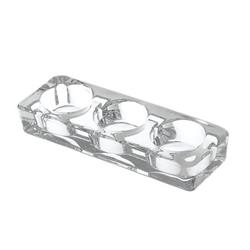 68007 1 X 2.5 X 7 In. Glass Tealight Holder, Clear
