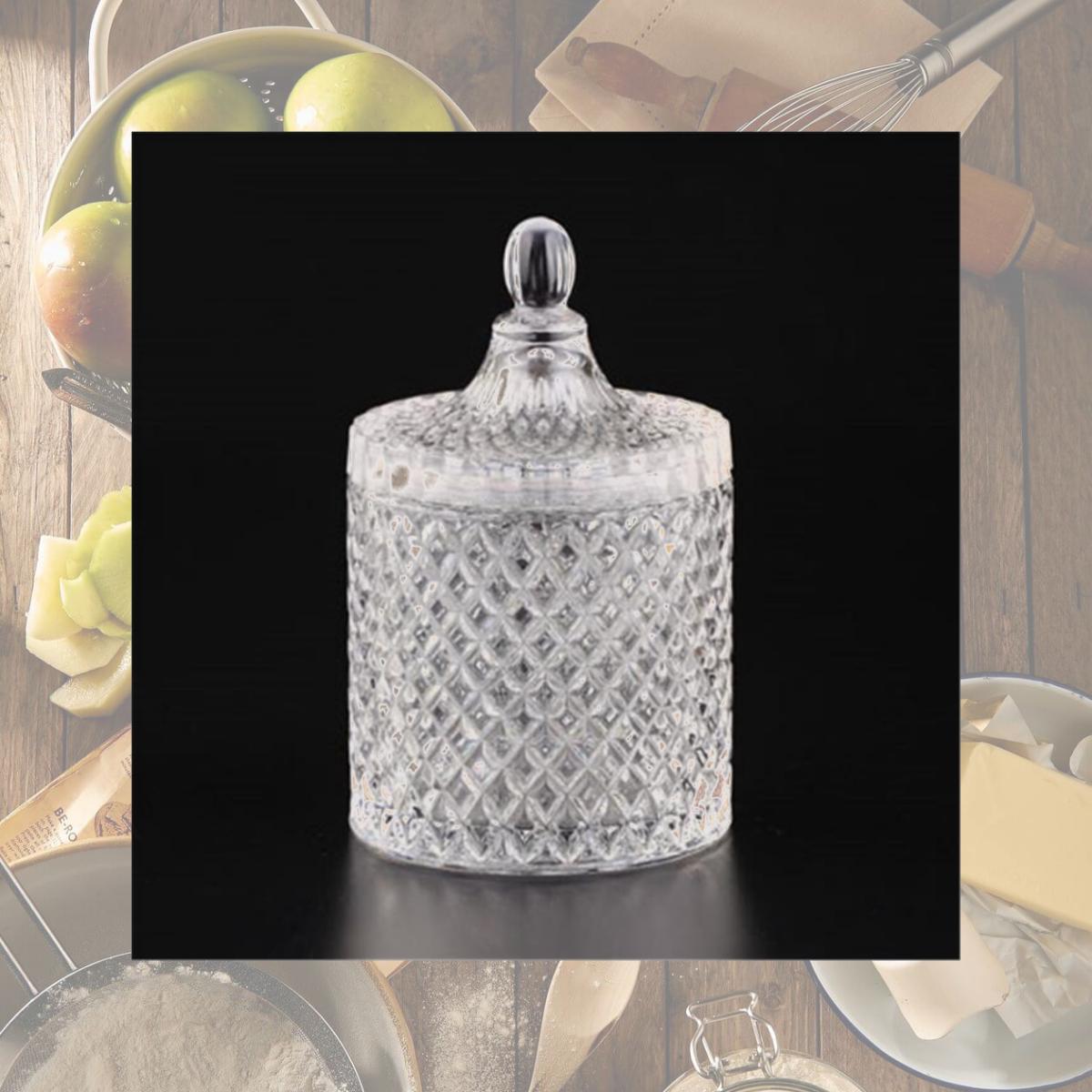 Picture of Diamond Star 68184 6.5 x 4 in. Glass Jar with Lid, Clear