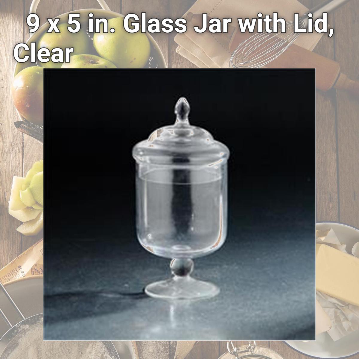 Picture of Diamond Star 83684C 9 x 5 in. Glass Jar with Lid, Clear