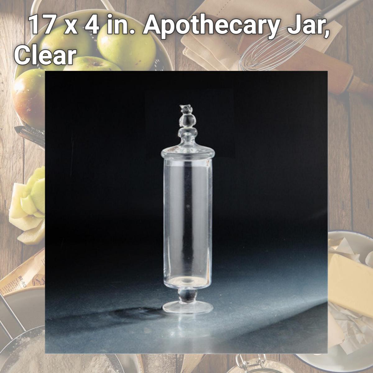 Picture of Diamond Star 83727 17 x 4 in. Apothecary Jar, Clear