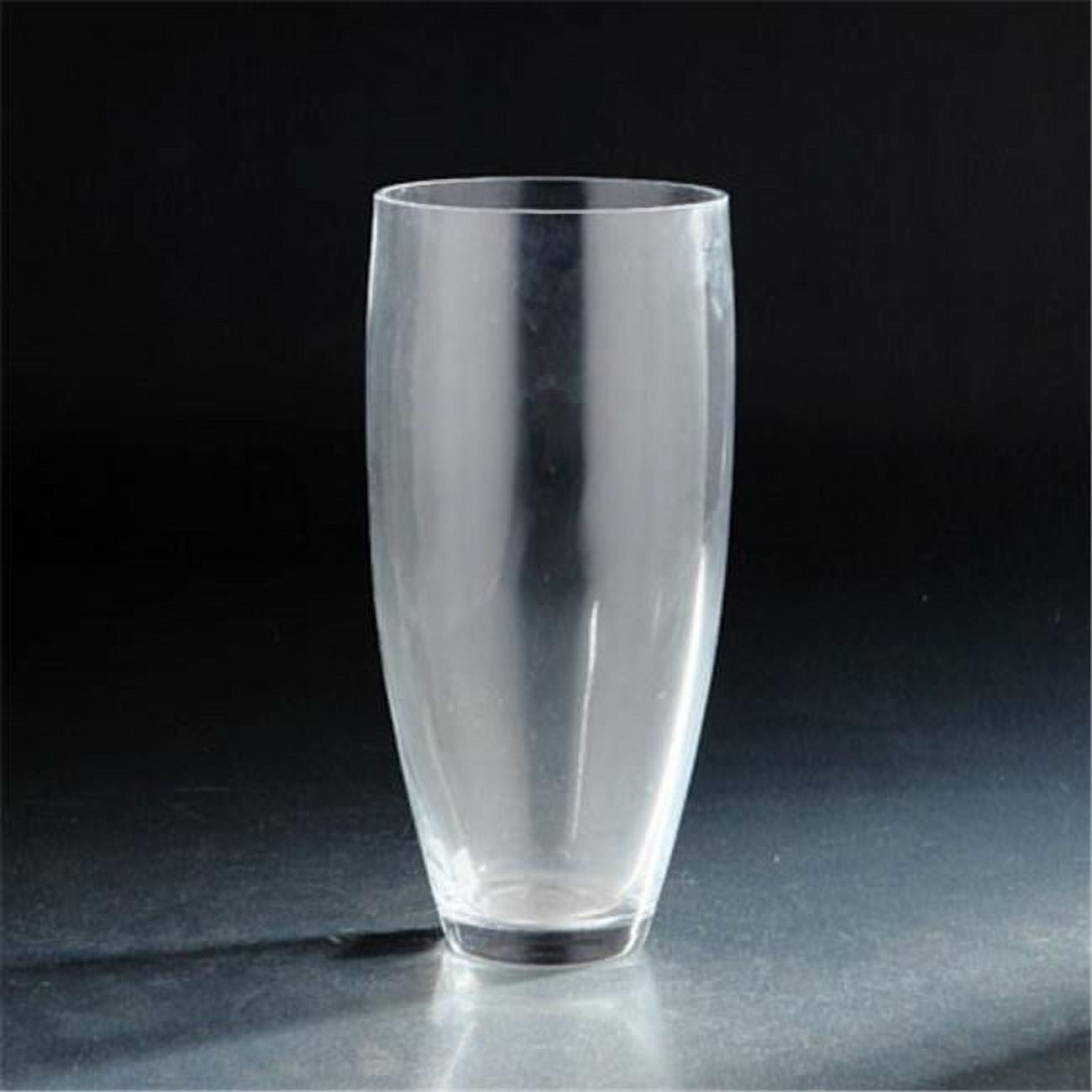 84015 11 X 5 In. Glass Vase, Clear