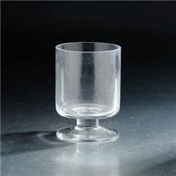 84023 6.5 X 4.5 In. Glass Candle Holder, Clear