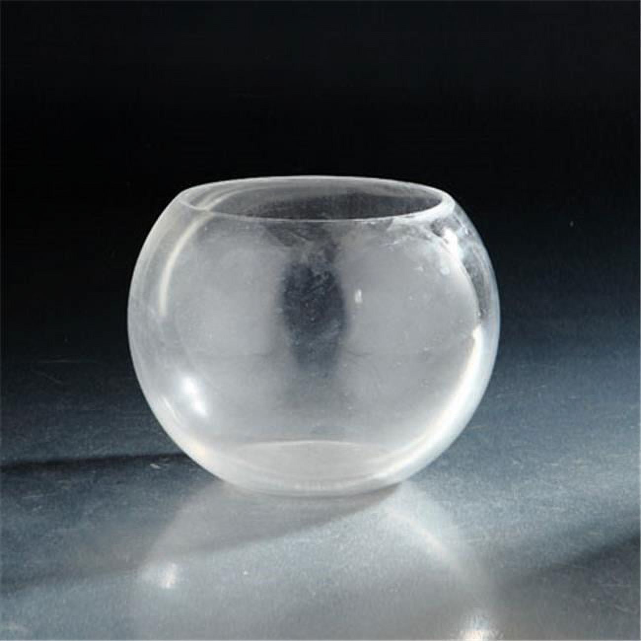 6 X 8 In. Clear Bubble Bowl, Clear
