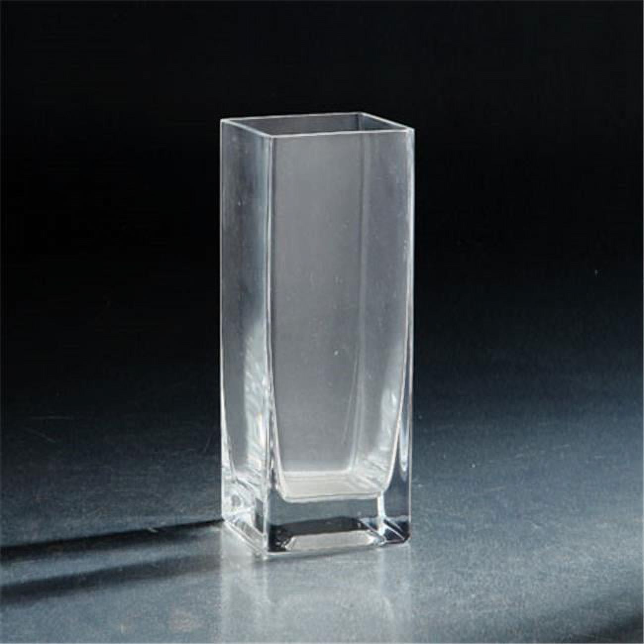 4 X 4 X 10 In. Square Glass Container, Clear