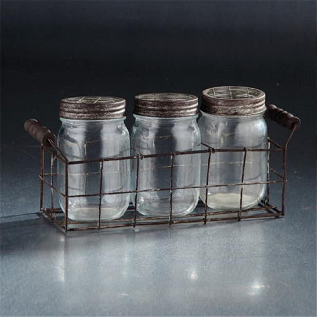 12 X 3.5 X 5.5 In. Glass Jar With Lid Set, Clear