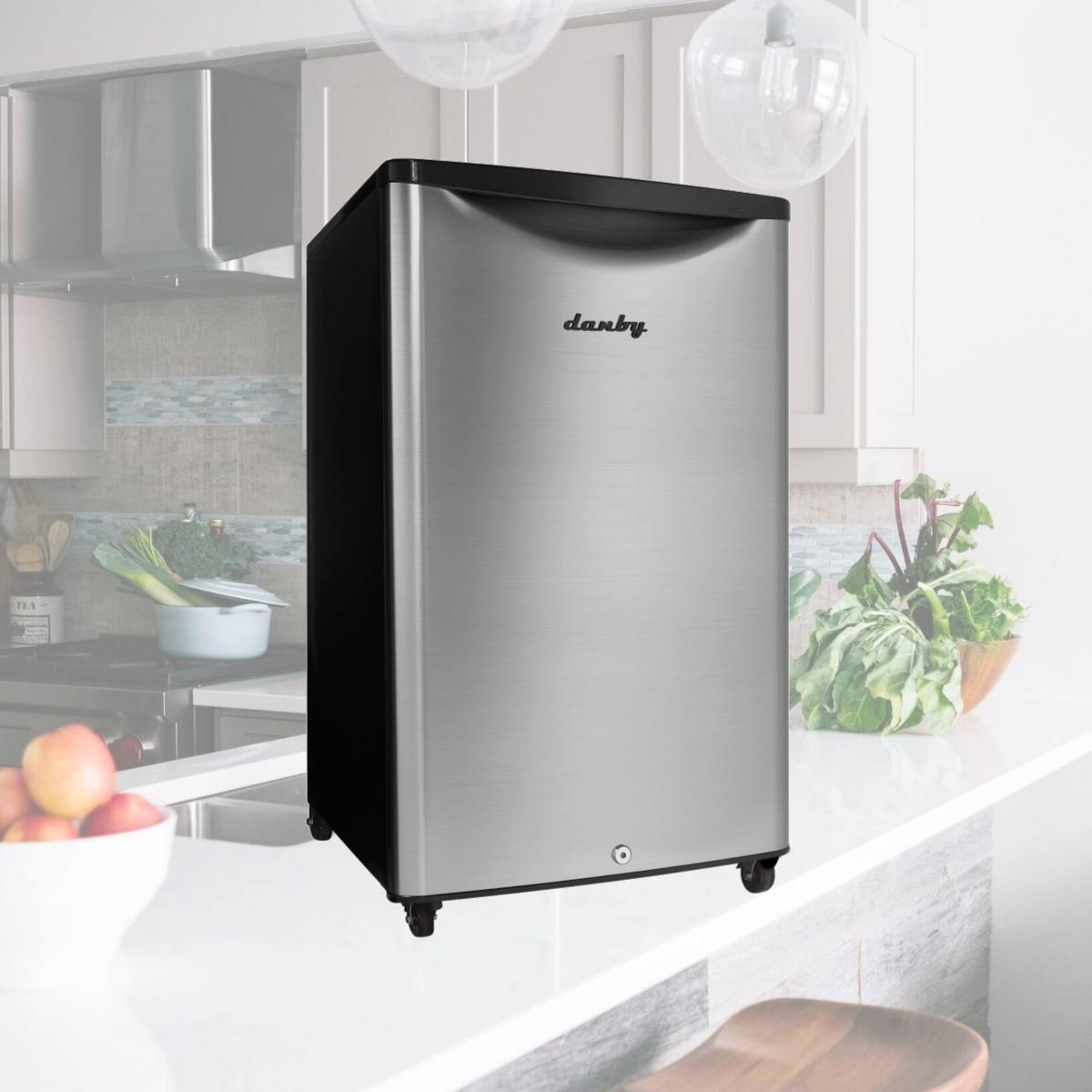 Picture of Danby DAR044A6BSLDBO 4.4 cu. ft. Outdoor Rated All Refrigerator, Stainless Steel
