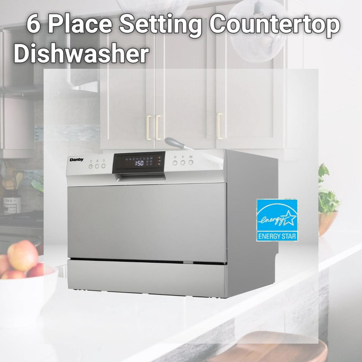 Picture of Danby DDW631SDB 6 Place Setting Countertop Dishwasher