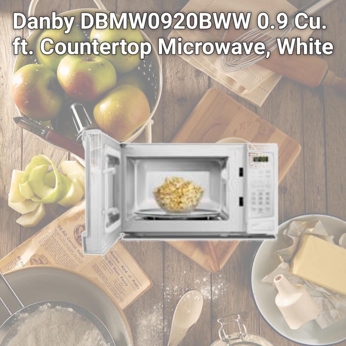 Picture of Danby DBMW0920BWW 0.9 Cu. ft. Countertop Microwave, White