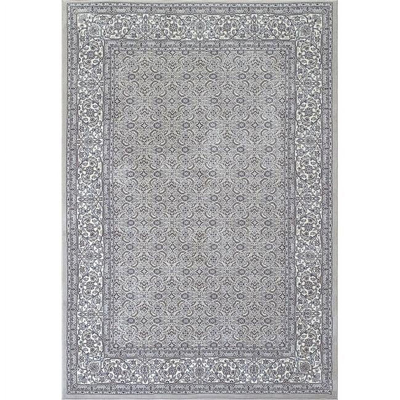 An912570119666 7 Ft. 10 In. X 11 Ft. 2 In. Ancient 57011 Rectangle Traditional Rug - 9666 Soft Grey & Cream