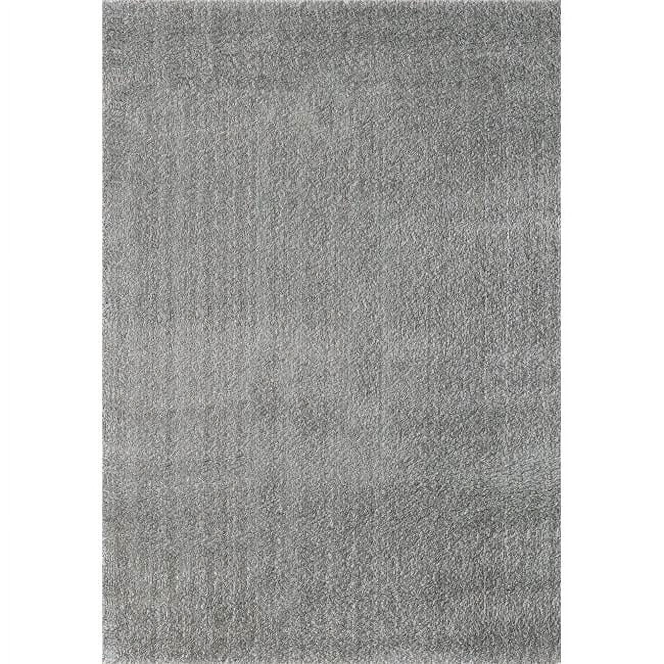 Si465900901 3 Ft. 11 In. X 5 Ft. 7 In. Silky Shag 5900 Rectangle Contemporary Rug - 901 Silver