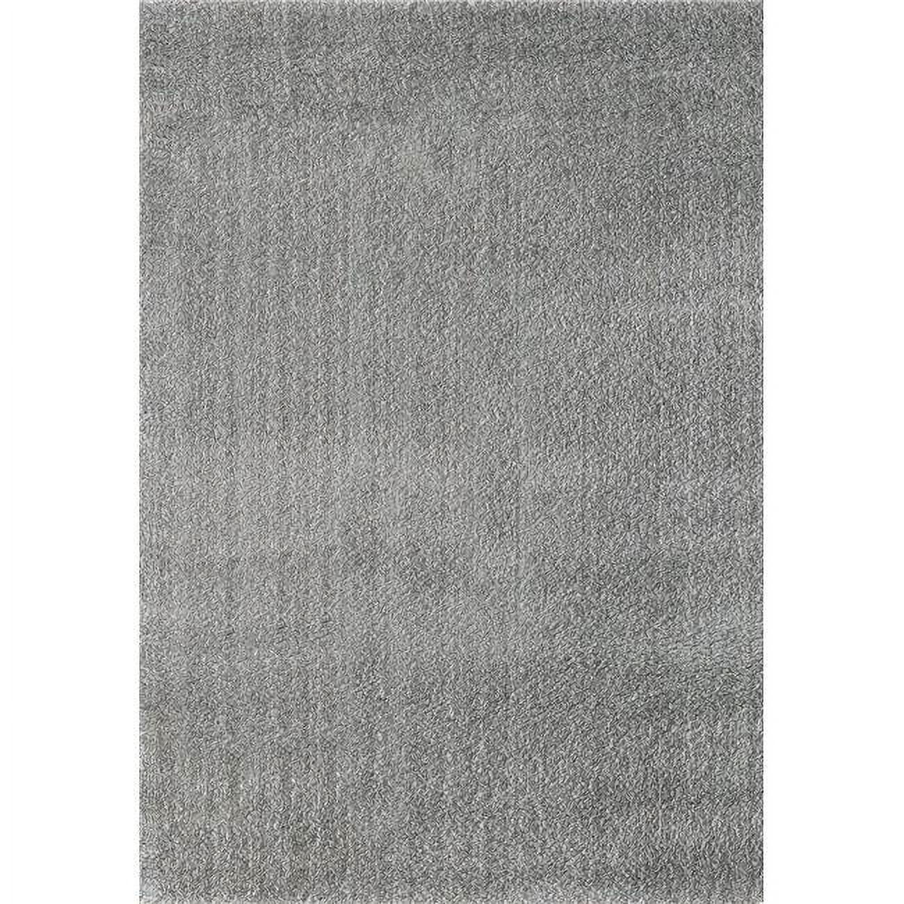 Si10145900901 9 Ft. 2 In. X 12 Ft. 10 In. Silky Shag 5900 Rectangle Shag Rug - 901 Silver