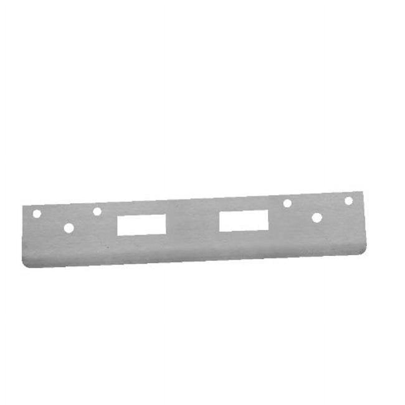 Fl 212w6 -sl 12 In. Full Lip High Security Strike With 6 In. Ctc Latch Holes, Silver Coated