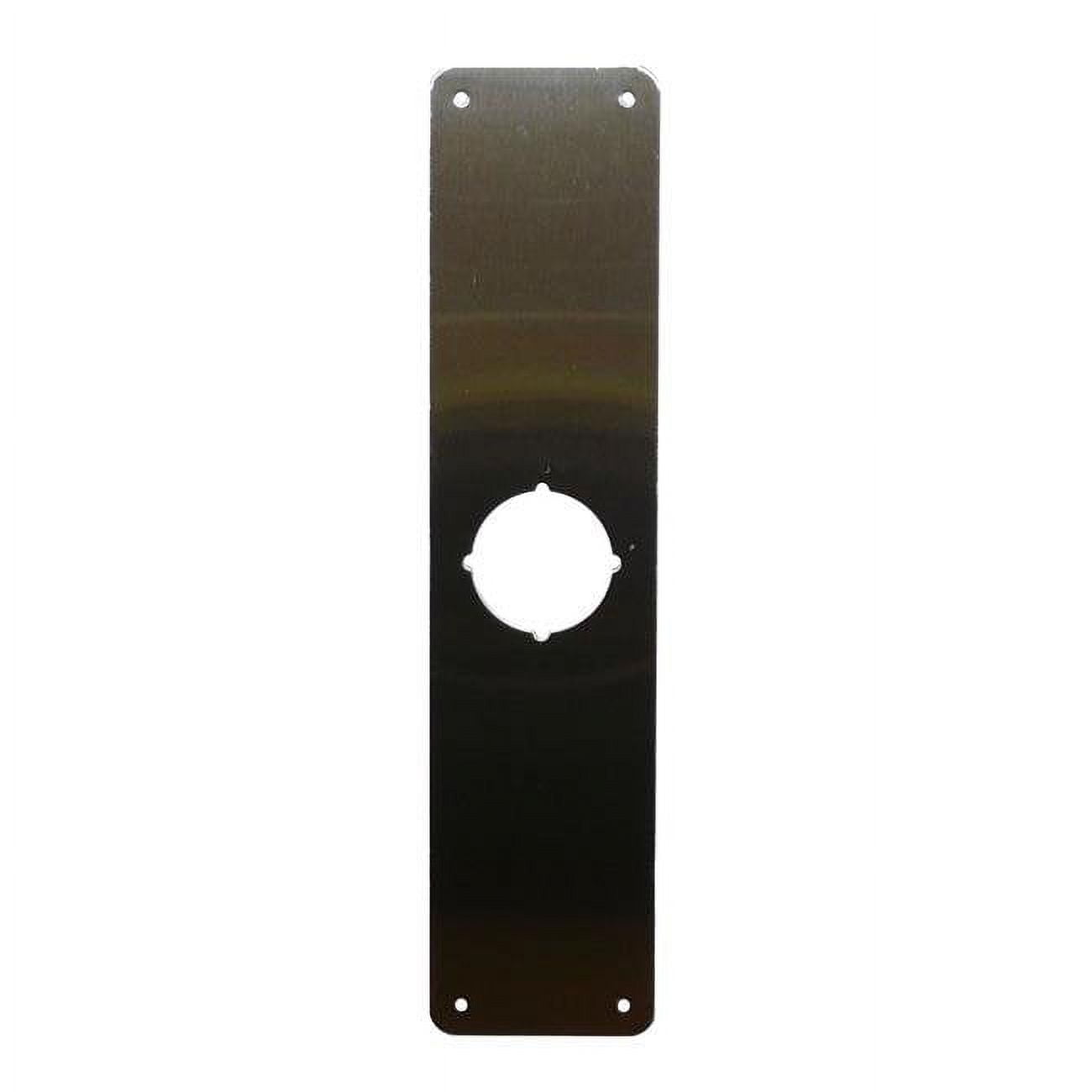 Rp 13515 -605 3.5 X 15 In. Polished Brass Scar Plate With 2.12 In. Hole