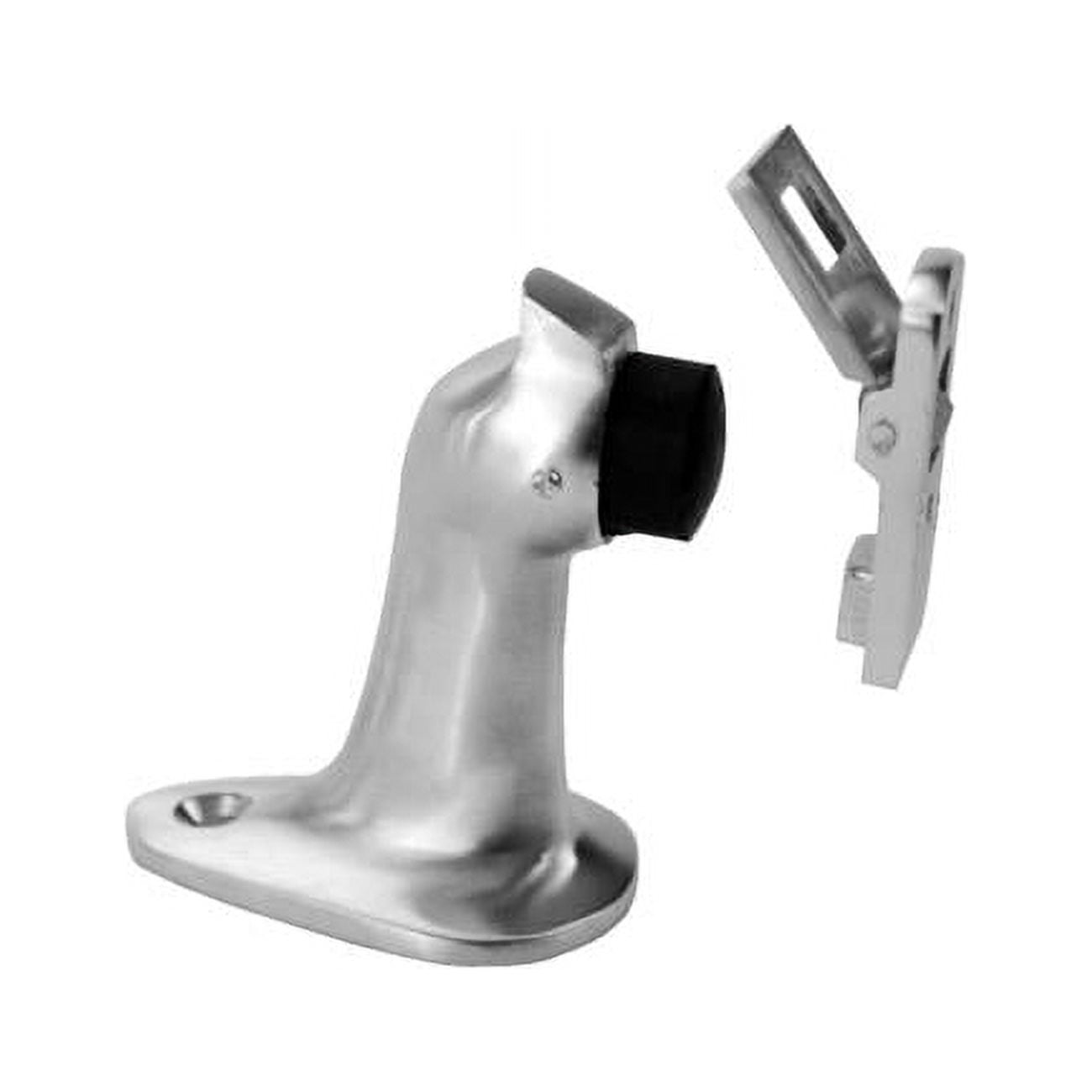 1453-626 Bright Chrome Door Stop With Holder