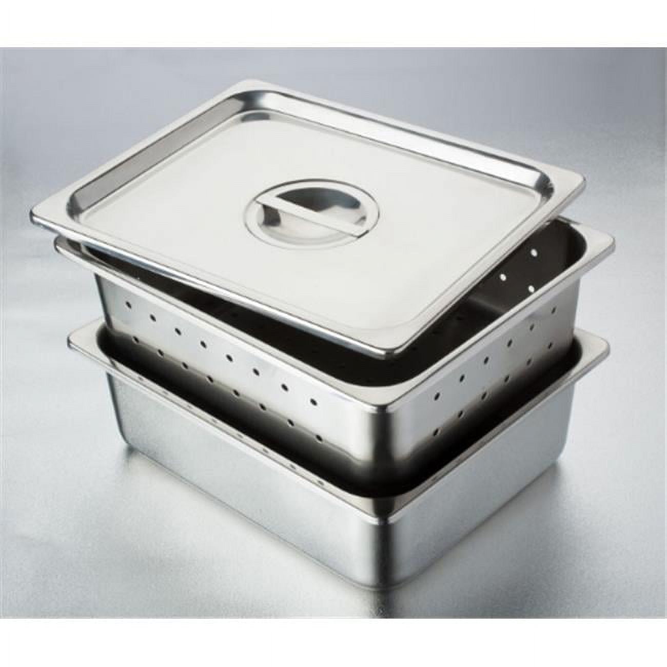 4258 8.875 X 5 X 2 In. Stainless Steel Instrument Tray With No Cover