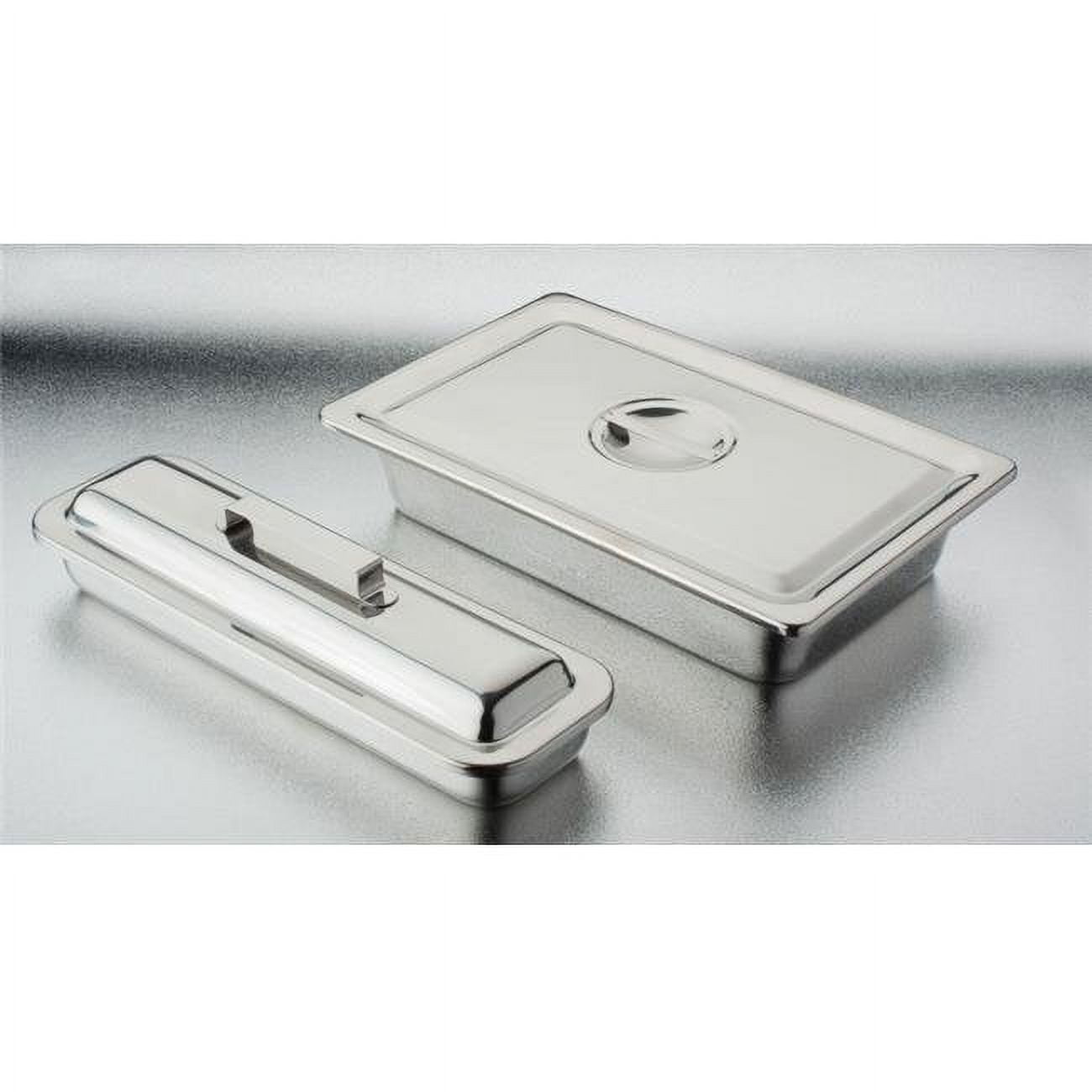 4260 12 X 8 X 2 In. Stainless Steel Instrument Tray With Strap Handle