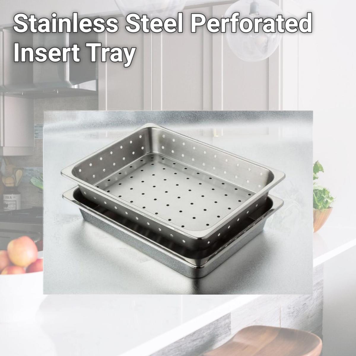 Picture of Tech Med 4275P Stainless Steel Perforated Insert Tray