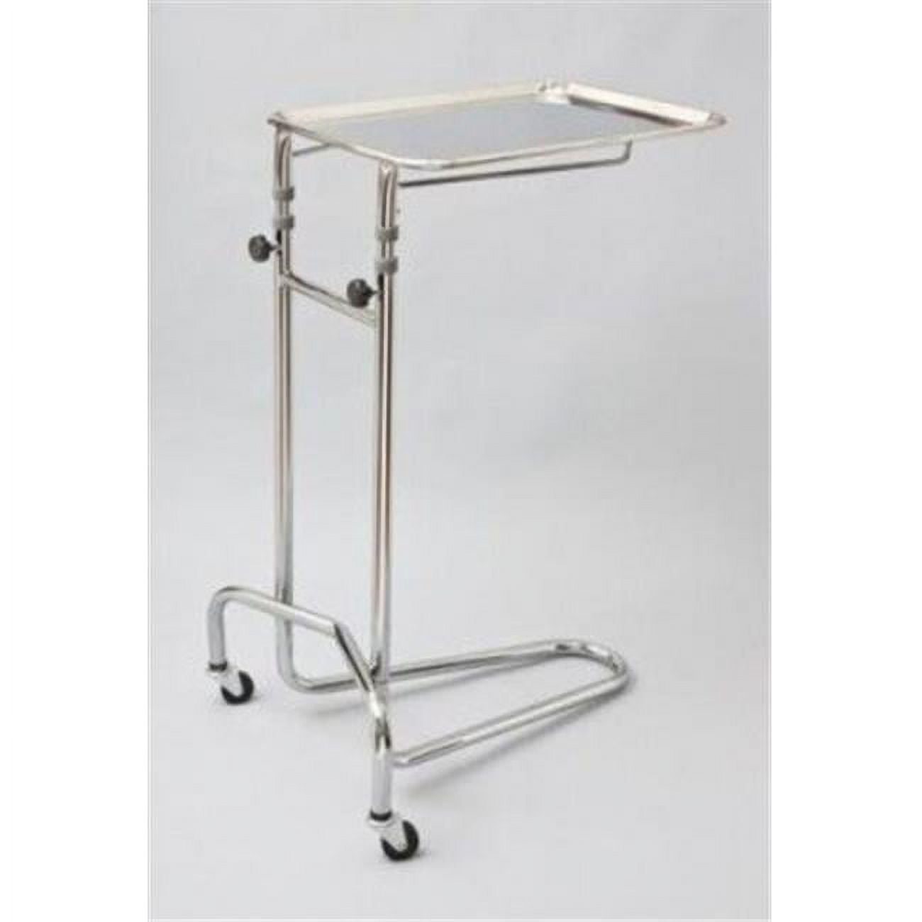 4366 Calf Base Double Post Mayo Stand Large Tray