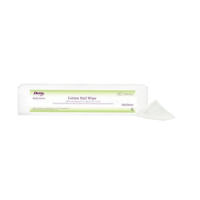 900352 2 X 2 In. Reflections Cotton Filled 8-ply Nail Wipes