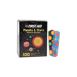 15650 0.75 X 3 In. Designer Adhesive Sterile Planets & Stars Bandages