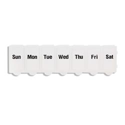 6347 6.75 X 1 X 1 In. Weekly Pill Box