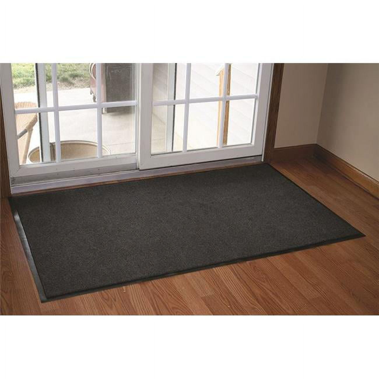 Durable 654s36ch Wipe-n-walk Entrance Mat, 3 X 6 In. - Charcoal