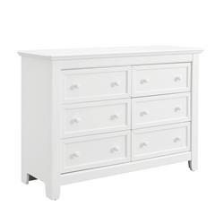 Da7923-1w Tia 6 Drawer Dresser, White
