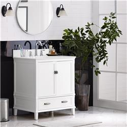 Da8050w-b 30 In. Otum Bathroom Vanity, White