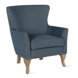 Da7903s-bl Reva Accent Chair, Blue