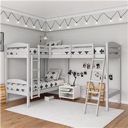 Dl8794w Living Clearwater Triple Bunk Bed, White