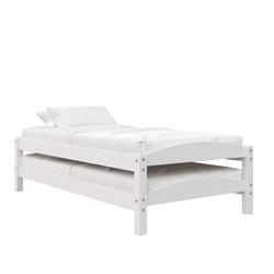 Dl7431w Opus Stackable Beds, Twin Size Frame, White - Set Of 2