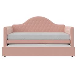 Da4030739ls Rowan Valley Arden Daybed With Trundle, Peach - Twin Size