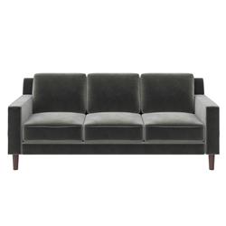 De52751 Bexley 3 Seater Sofa , Gray Velvet
