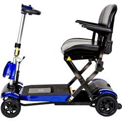 Zoo Me Auto-flex Folding Travel Scooter, Blue