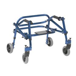 Ka1200s-2gkb Nimbo 2g Lightweight Posterior Walker With Seat, Knight Blue - Extra Small