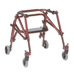 Ka2200s-2gcr Nimbo 2g Lightweight Posterior Walker With Seat, Castle Red - Small