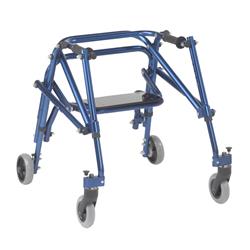 Ka2200s-2gkb Nimbo 2g Lightweight Posterior Walker With Seat, Knight Blue - Small