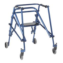 Ka4200s-2gkb Nimbo 2g Lightweight Posterior Walker With Seat, Knight Blue - Large