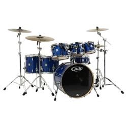 UPC 647139286679 product image for PDP PDCM2217BL Blue Sparkle - Chrome Hardware Kit Drums 7 Piece | upcitemdb.com