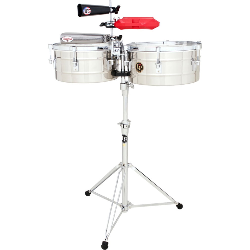 UPC 731201440813 product image for Latin Percussion LP256-S 13 - 14 Steel Timbales | upcitemdb.com