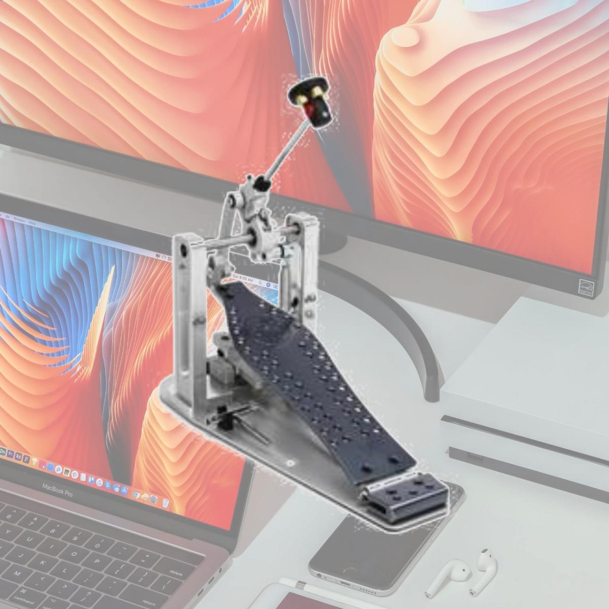 Picture of DW DWCPMDDXF Machined Direct Drive Single Bass Drum Pedal with Extended - Polished
