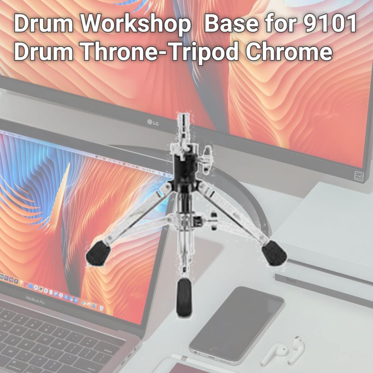 Picture of Drum Workshop DWSP126 Base for 9101 Drum Throne-Tripod, Chrome