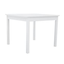 V1841 Bradley Outdoor Stacking Table, White Painted - 29 X 35 X 35 In.