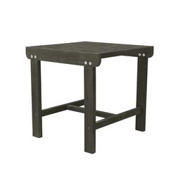 V1843 Renaissance Outdoor Patio Wood Side Table, Vista Grey - 20 X 18 X 18 In.
