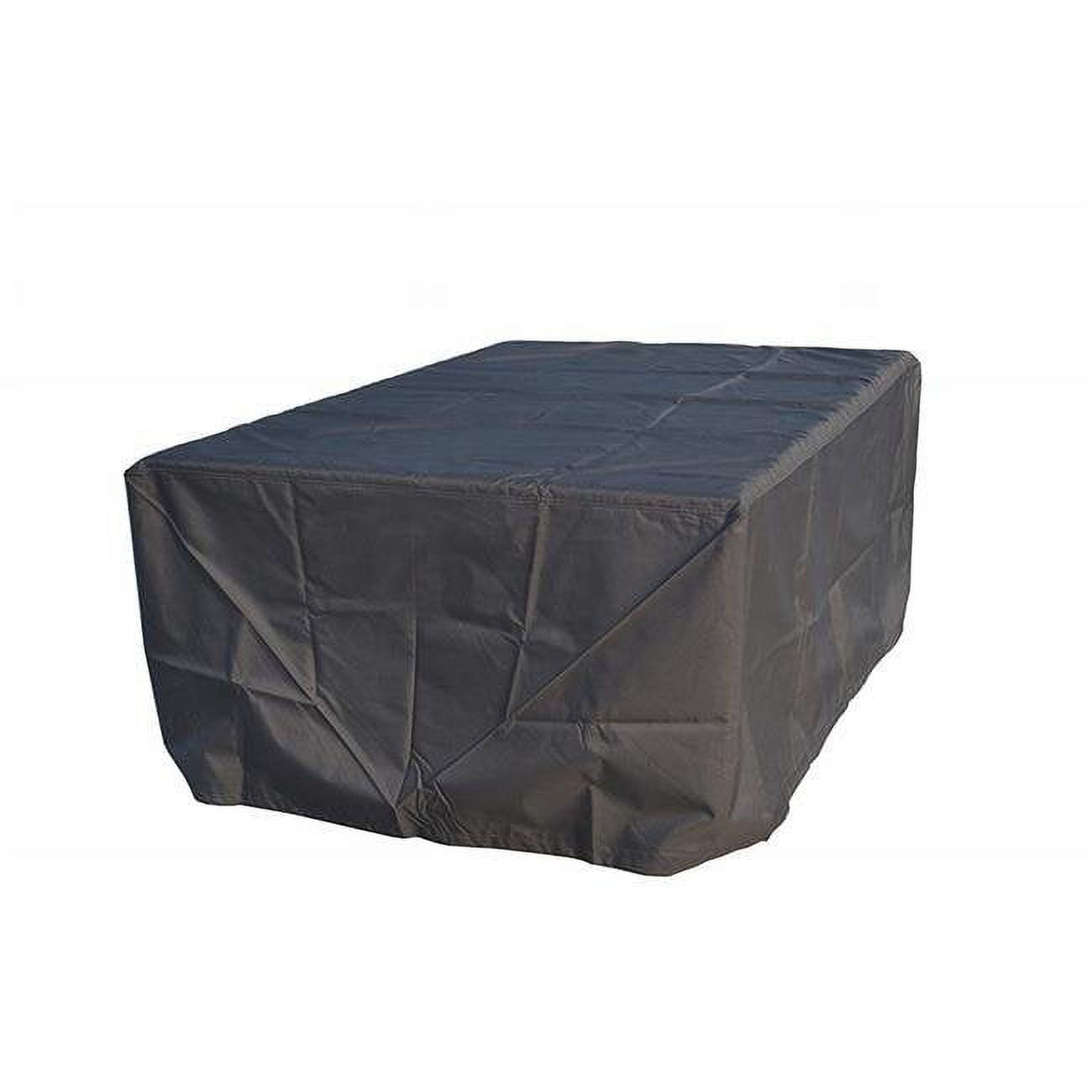 Rc-1120 Durable & Water Resistant Outdoor Furniture Cover For Bench, Loveseat & Sofa, Black - 106 X 106 X 28 In.