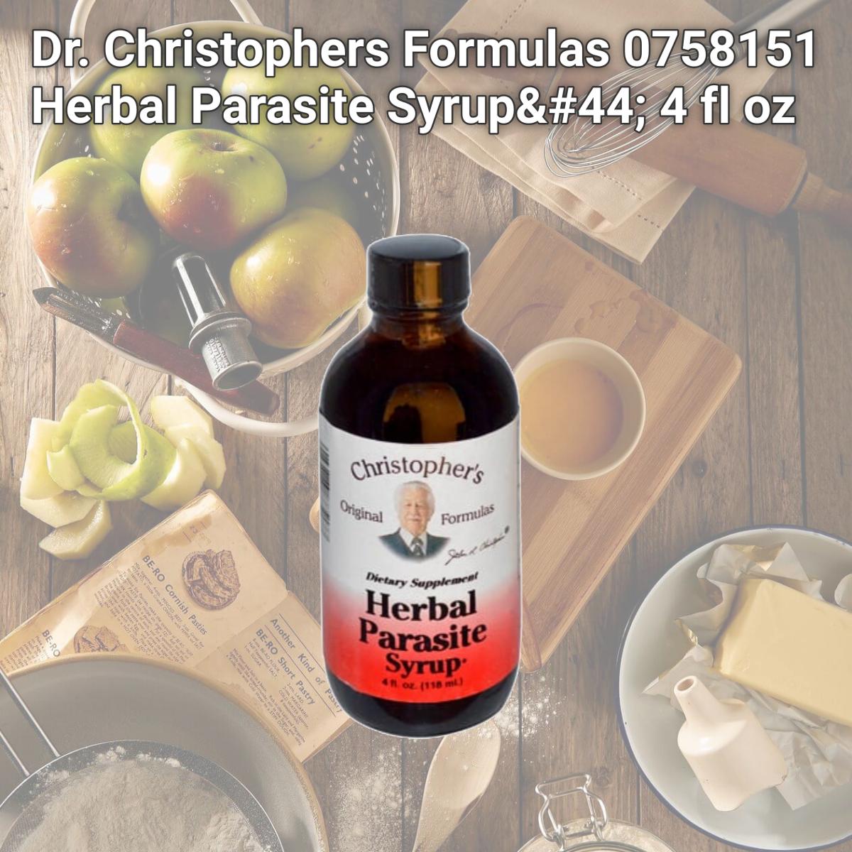 Picture of Dr. Christophers Formulas 0758151 Herbal Parasite Syrup, 4 fl oz