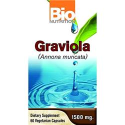 Bio Nutrition 1591213 Graviola - 60 Vegetarian Capsules