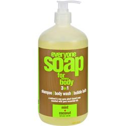 1713973 32 Oz H & Soap - Natural, Everyone - Liquid, Mint & Coconut