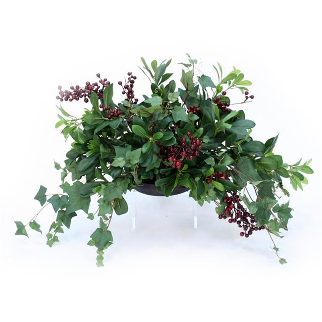 Unisex Mountain Ivy & Pittosporum Greenery Topper - Green